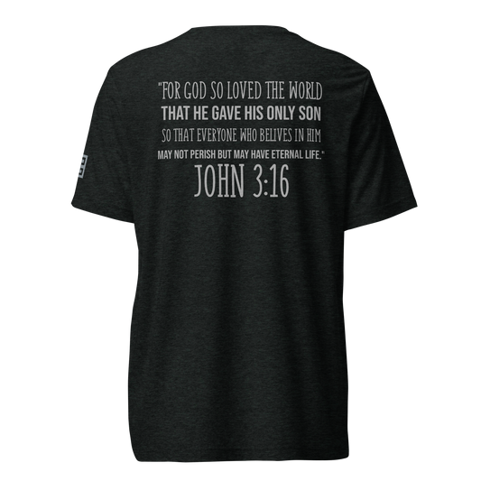 John 3:16 - Short sleeve t-shirt